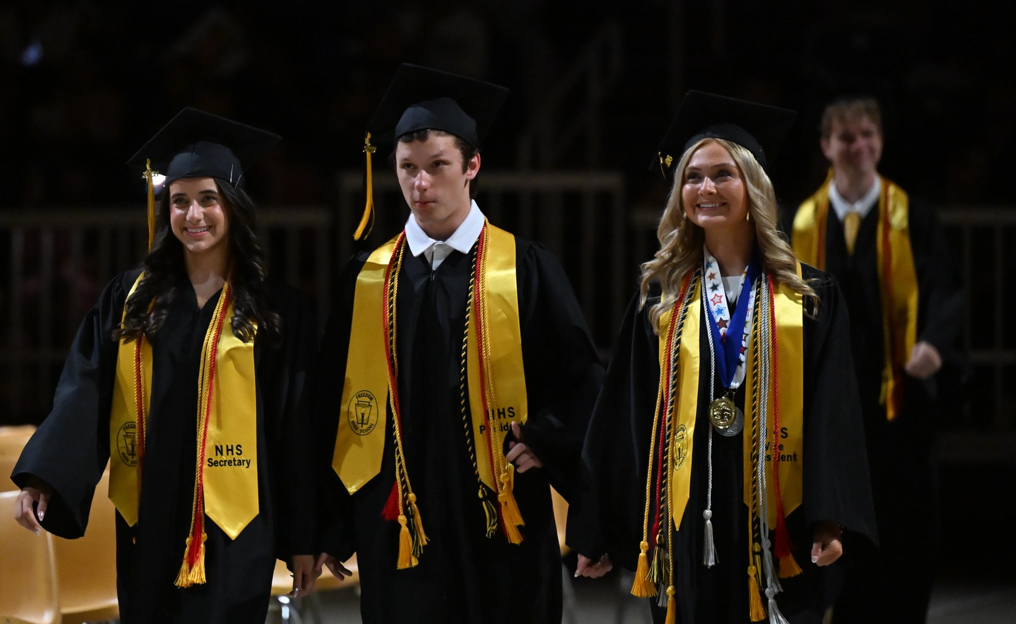 Freedom High School held its 2026 graduation Thursday, June 4, at Stabler Arena in Bethlehem. (April Gamiz/The Morning Call)