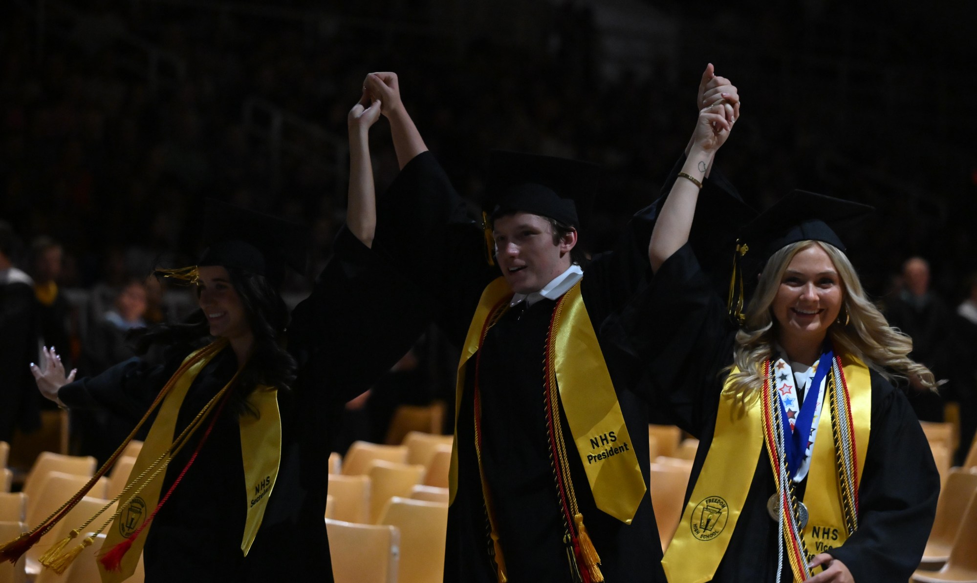 Freedom High School held its 2026 graduation Thursday, June 4, at Stabler Arena in Bethlehem. (April Gamiz/The Morning Call)