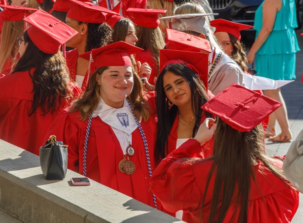 Parkland High School holds its 2026 graduation Wednesday, June 3, 2026, at PPL Center in Allentown. (Jane Therese/Special to The Morning Call)