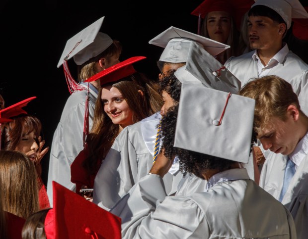 Parkland High School holds its 2026 graduation Wednesday, June 3, 2026, at PPL Center in Allentown. (Jane Therese/Special to The Morning Call)