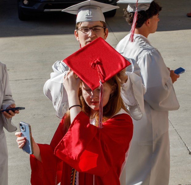 Parkland High School holds its 2026 graduation Wednesday, June 3, 2026, at PPL Center in Allentown. (Jane Therese/Special to The Morning Call)
