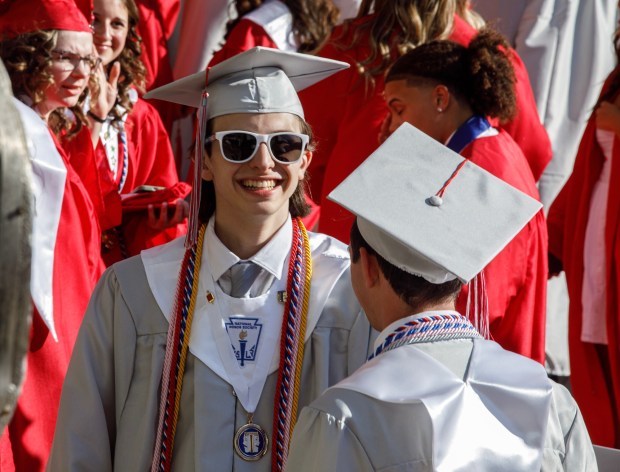 Parkland High School holds its 2026 graduation Wednesday, June 3, 2026, at PPL Center in Allentown. (Jane Therese/Special to The Morning Call)