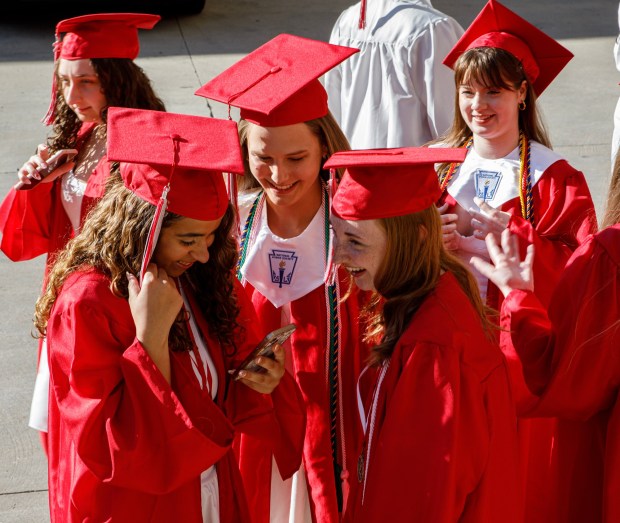 Parkland High School holds its 2026 graduation Wednesday, June 3, 2026, at PPL Center in Allentown. (Jane Therese/Special to The Morning Call)
