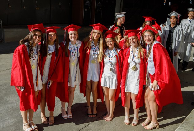 Parkland High School holds its 2026 graduation Wednesday, June 3, 2026, at PPL Center in Allentown. (Jane Therese/Special to The Morning Call)