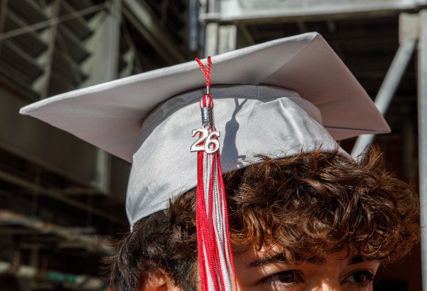 Parkland High School holds its 2026 graduation Wednesday, June 3, 2026, at PPL Center in Allentown. (Jane Therese/Special to The Morning Call)