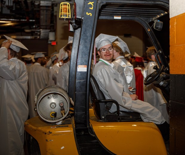 Parkland High School holds its 2026 graduation Wednesday, June 3, 2026, at PPL Center in Allentown. (Jane Therese/Special to The Morning Call)