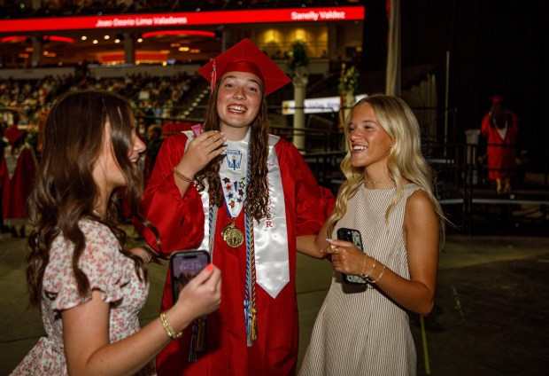 Parkland High School holds its 2026 graduation Wednesday, June 3, 2026, at PPL Center in Allentown. (Jane Therese/Special to The Morning Call)