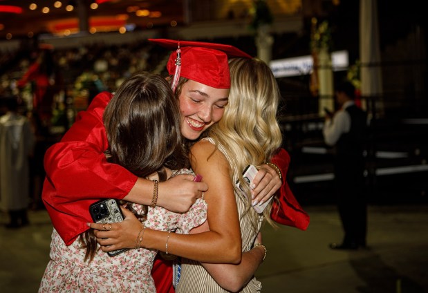 Parkland High School holds its 2026 graduation Wednesday, June 3, 2026, at PPL Center in Allentown. (Jane Therese/Special to The Morning Call)