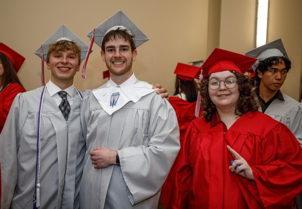 Parkland High School holds its 2026 graduation Wednesday, June 3, 2026, at PPL Center in Allentown. (Jane Therese/Special to The Morning Call)