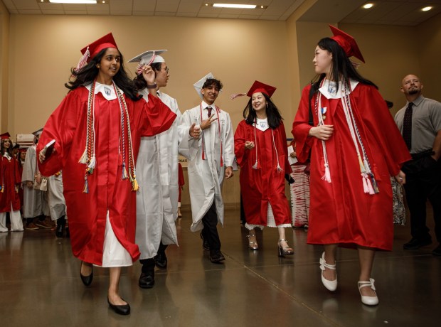 Parkland High School holds its 2026 graduation Wednesday, June 3, 2026, at PPL Center in Allentown. (Jane Therese/Special to The Morning Call)