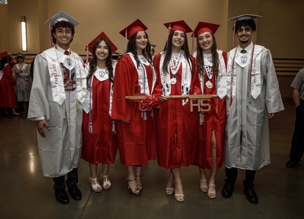 Parkland High School holds its 2026 graduation Wednesday, June 3, 2026, at PPL Center in Allentown. (Jane Therese/Special to The Morning Call)