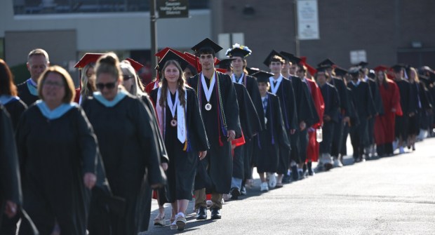 Saucon Valley High School held its 2026 graduation Friday, June 5, at the district stadium. (Monica Cabrera/The Morning Call)