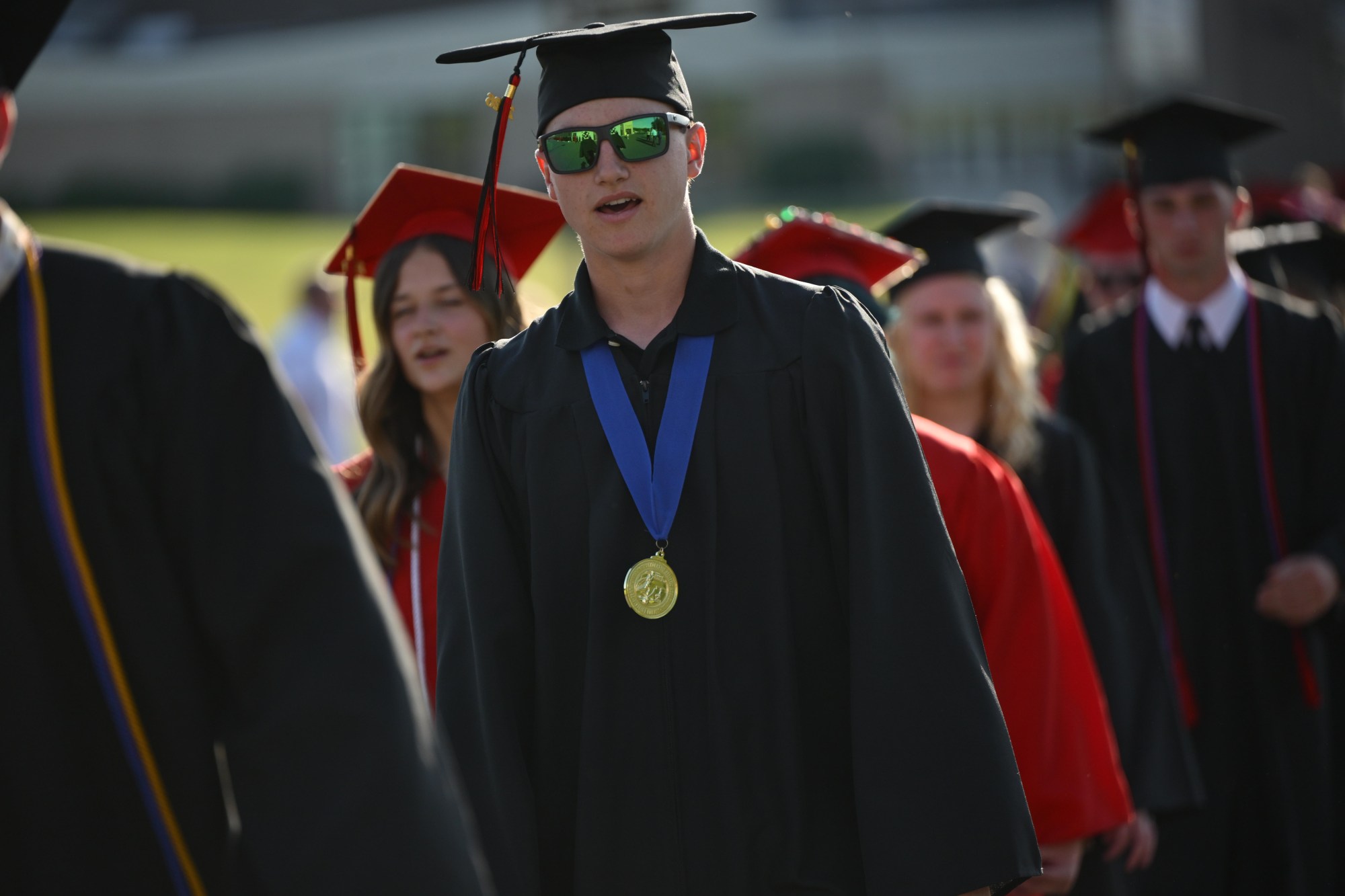 Saucon Valley High School held its 2026 graduation Friday, June 5, at the district stadium. (Monica Cabrera/The Morning Call)