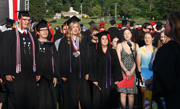 Saucon Valley High School held its 2026 graduation Friday, June 5, at the district stadium. (Monica Cabrera/The Morning Call)
