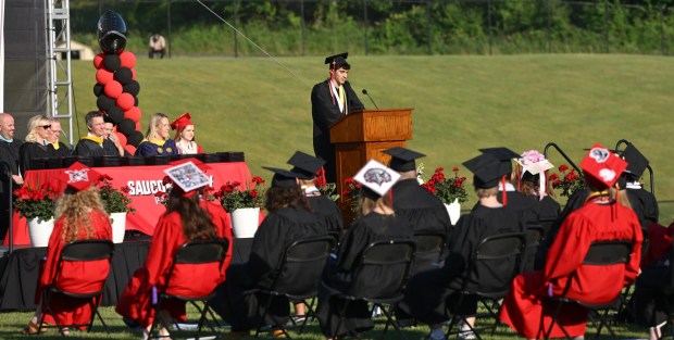 Saucon Valley High School held its 2026 graduation Friday, June 5, at the district stadium. (Monica Cabrera/The Morning Call)