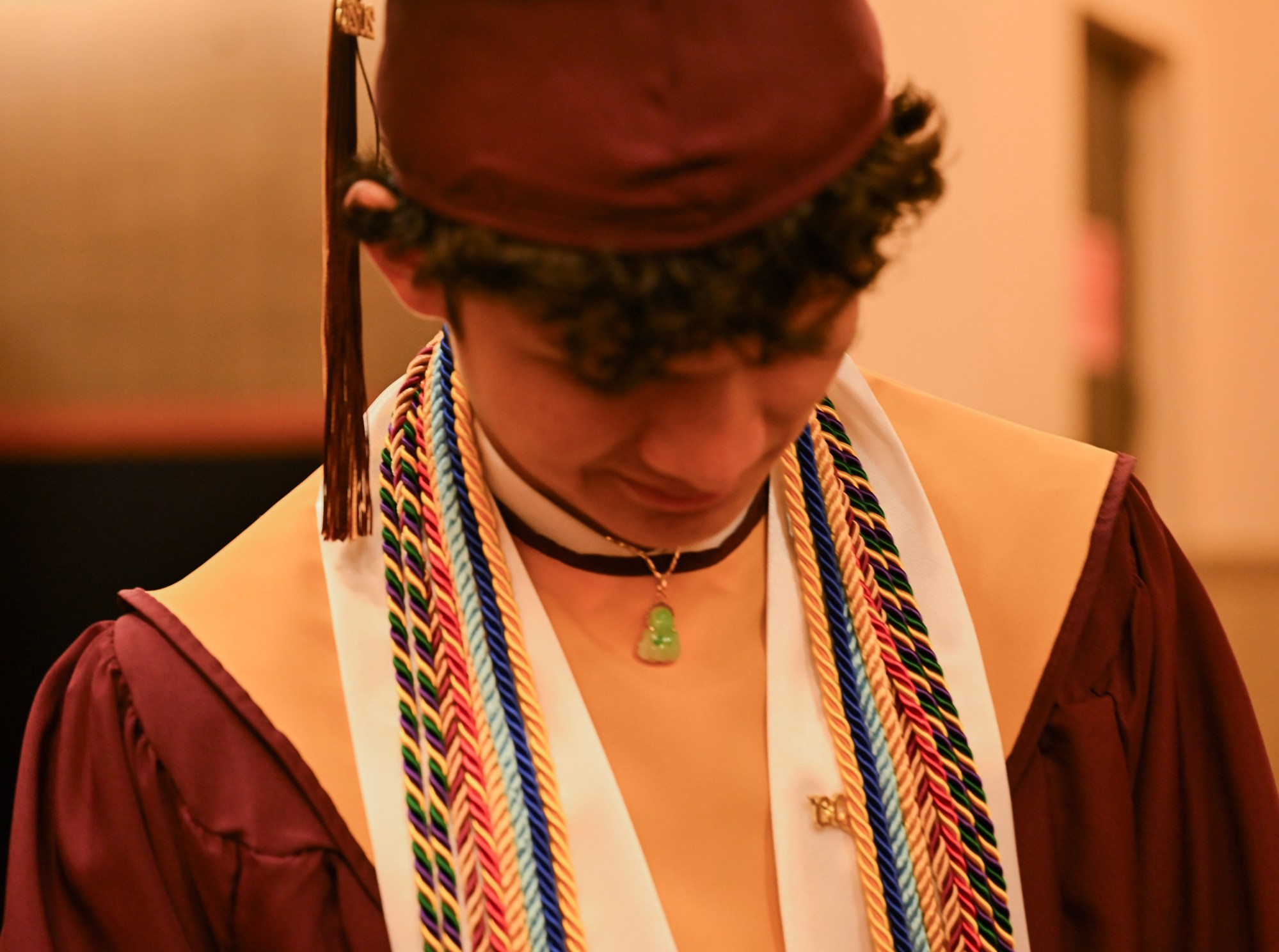 Whitehall High School students in the Class of 2026 line up in anticipation as they prepared to enter the graduation ceremony Monday, June 1, 2026, at PPL Center in Allentown.  (Avery Folmar/The Morning Call)