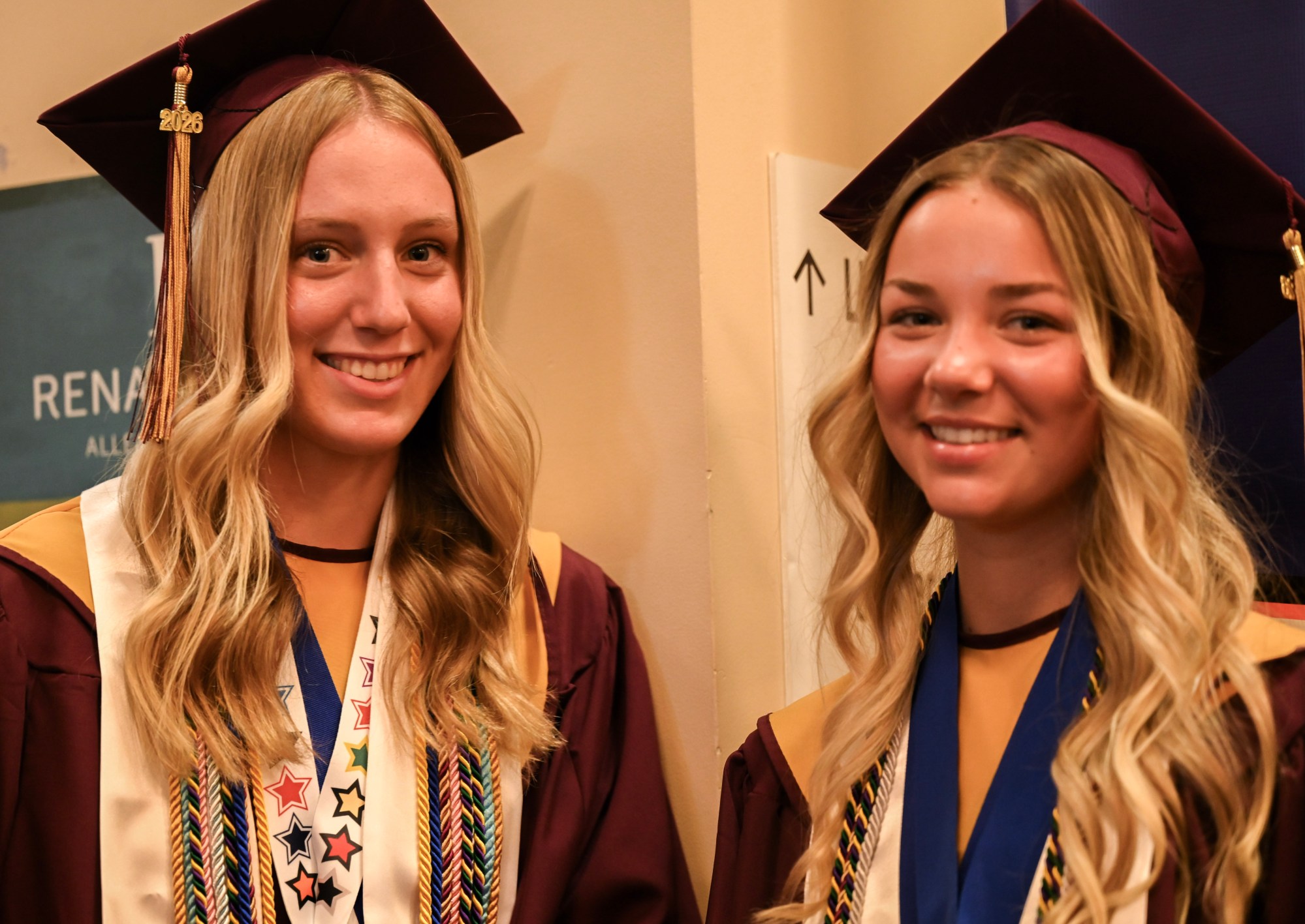 Whitehall High School students in the Class of 2026 line up in anticipation as they prepared to enter the graduation ceremony Monday, June 1, 2026, at PPL Center in Allentown.  (Avery Folmar/The Morning Call)