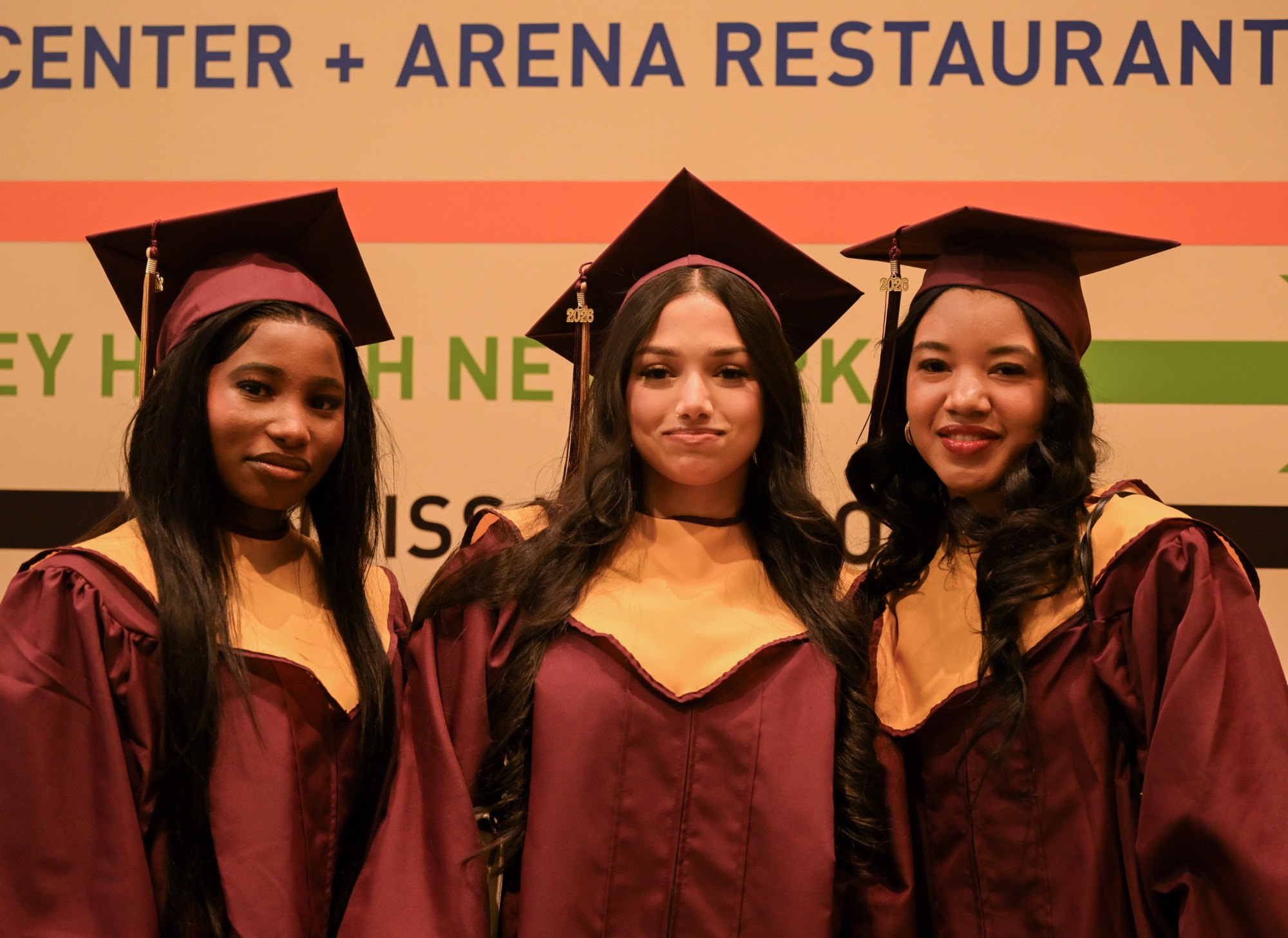 Whitehall High School students in the Class of 2026 line up in anticipation as they prepared to enter the graduation ceremony Monday, June 1, 2026, at PPL Center in Allentown.  (Avery Folmar/The Morning Call)