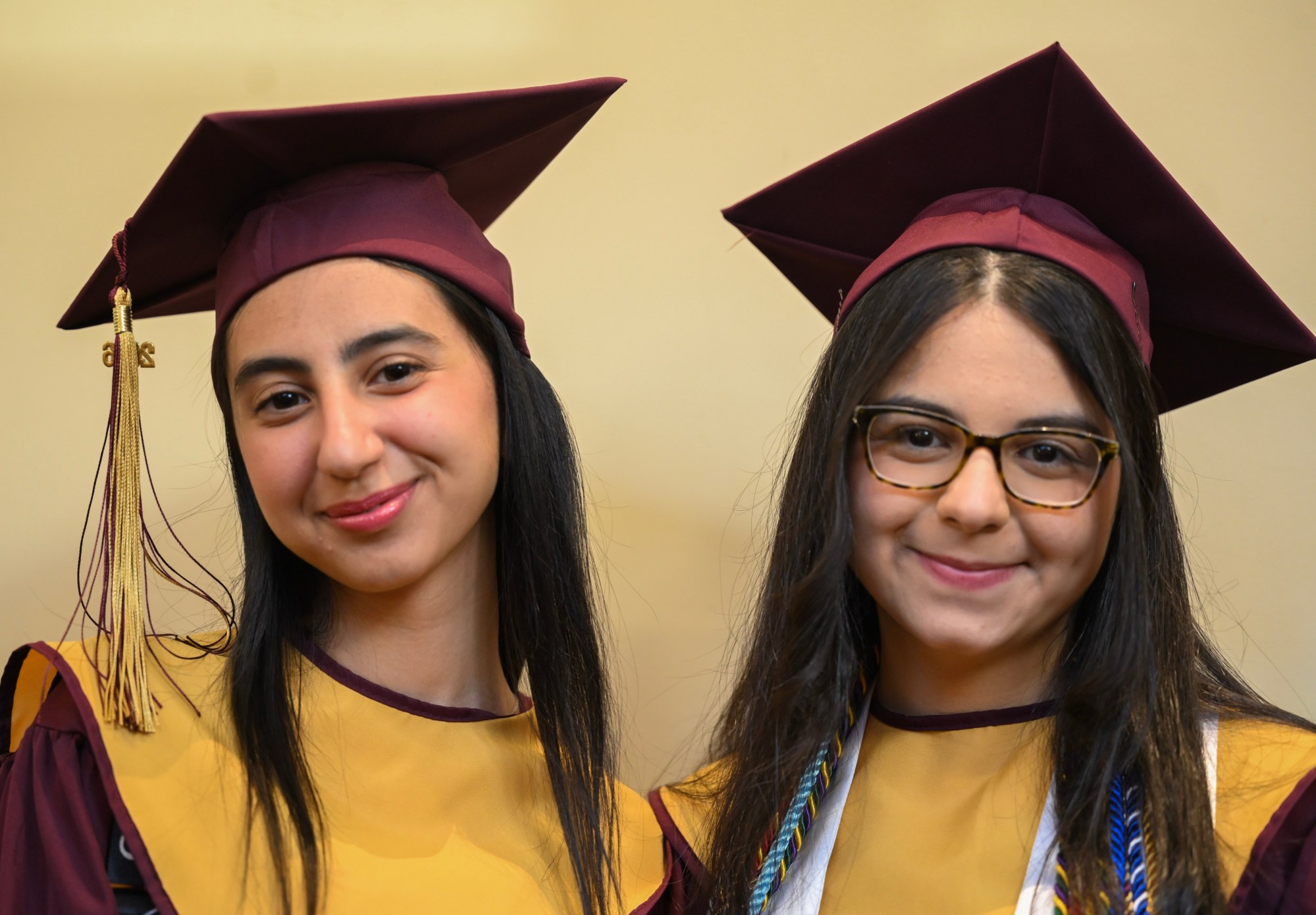 Whitehall High School students in the Class of 2026 line up in anticipation as they prepared to enter the graduation ceremony Monday, June 1, 2026, at PPL Center in Allentown.  (Avery Folmar/The Morning Call)