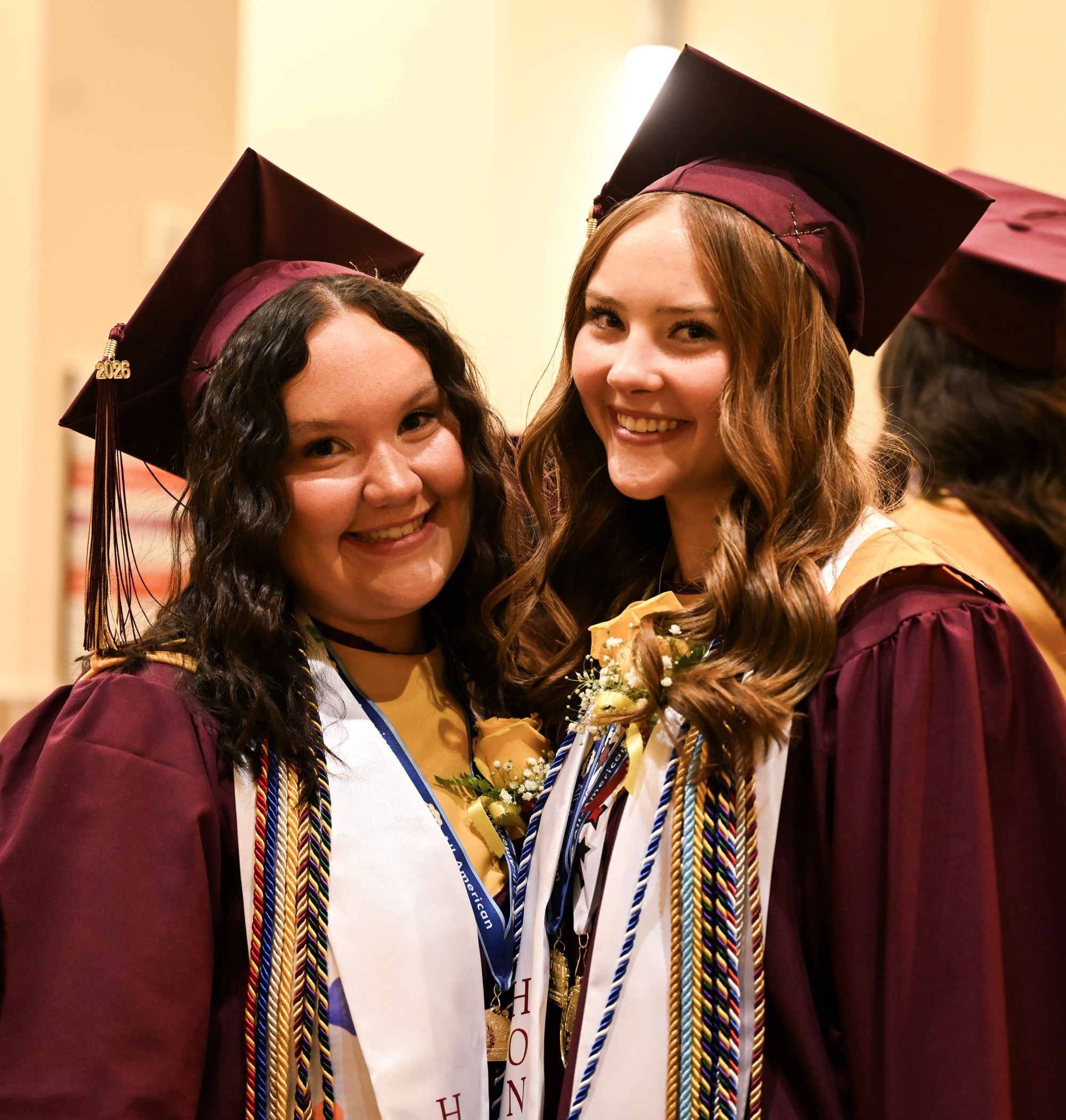 Whitehall High School students in the Class of 2026 line up in anticipation as they prepared to enter the graduation ceremony Monday, June 1, 2026, at PPL Center in Allentown.  (Avery Folmar/The Morning Call)