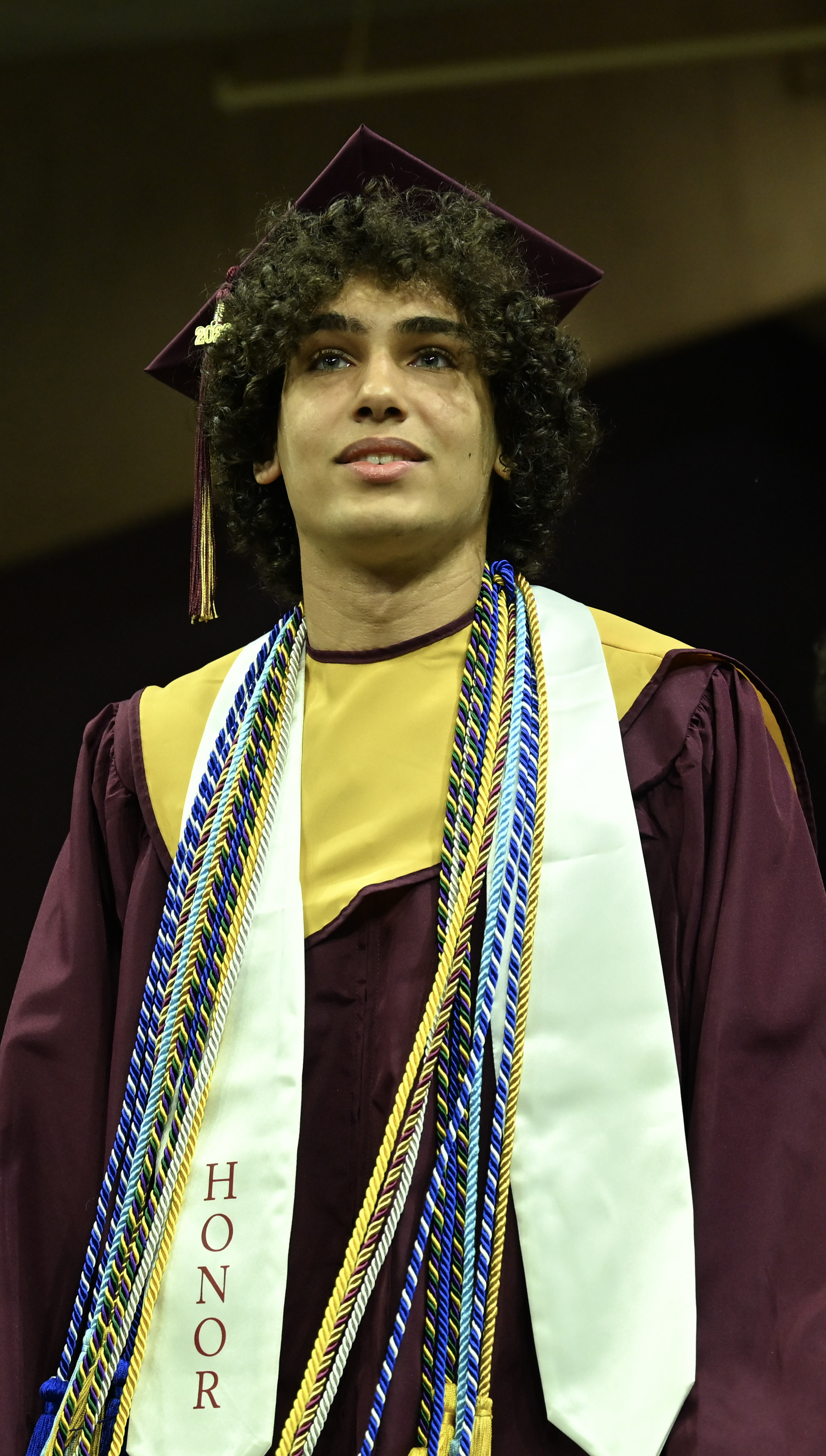 Whitehall High School students in the Class of 2026 line up in anticipation as they prepared to enter the graduation ceremony Monday, June 1, 2026, at PPL Center in Allentown.  (Avery Folmar/The Morning Call)