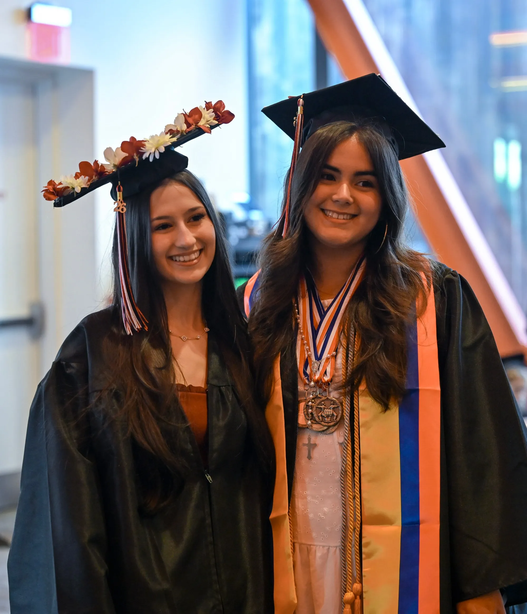 Lehigh Valley Charter High School for the Arts held its graduation Monday, June 8, 2026, at the ArtQuest Center at SteelStacks in Bethlehem. Students gathered on the second floor of the center before ascending to the third floor for the ceremony. (Avery Folmar/The Morning Call)