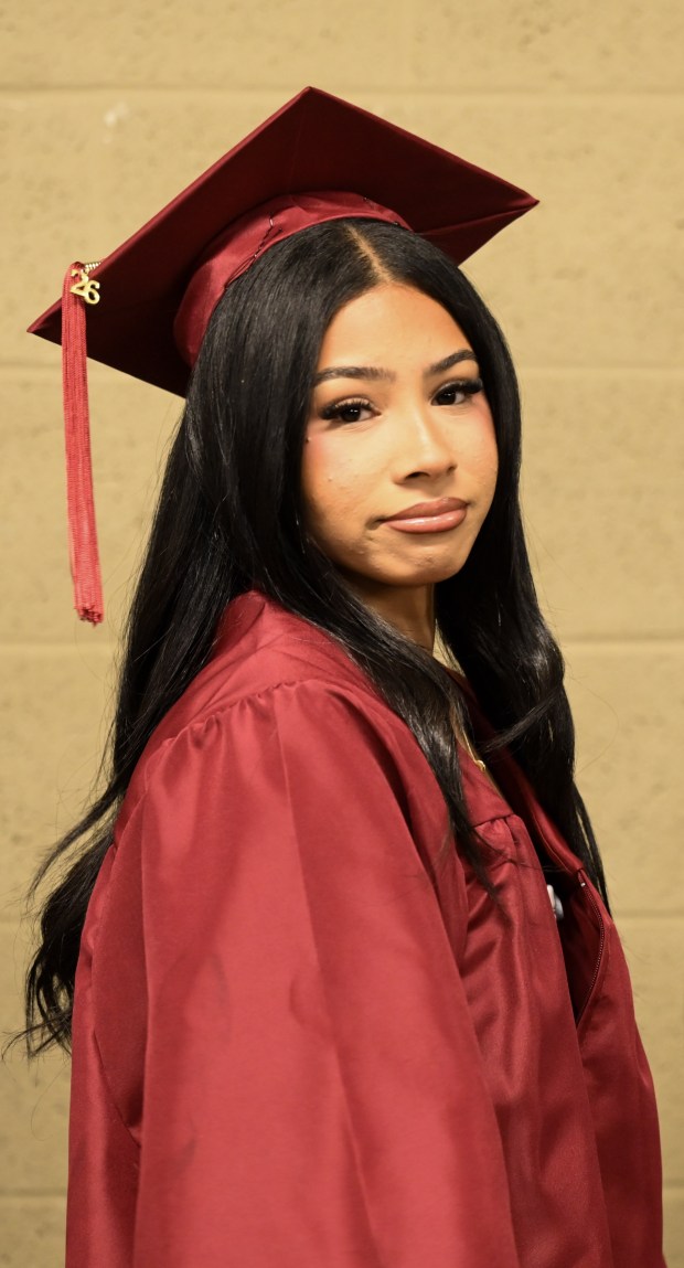 Liberty High School holds its graduation Friday, June 5, 2026, at Stabler Arena in Bethlehem. Students gathered in the hallways before lining up for their ceremony in the arena. (Avery Folmar/The Morning Call)