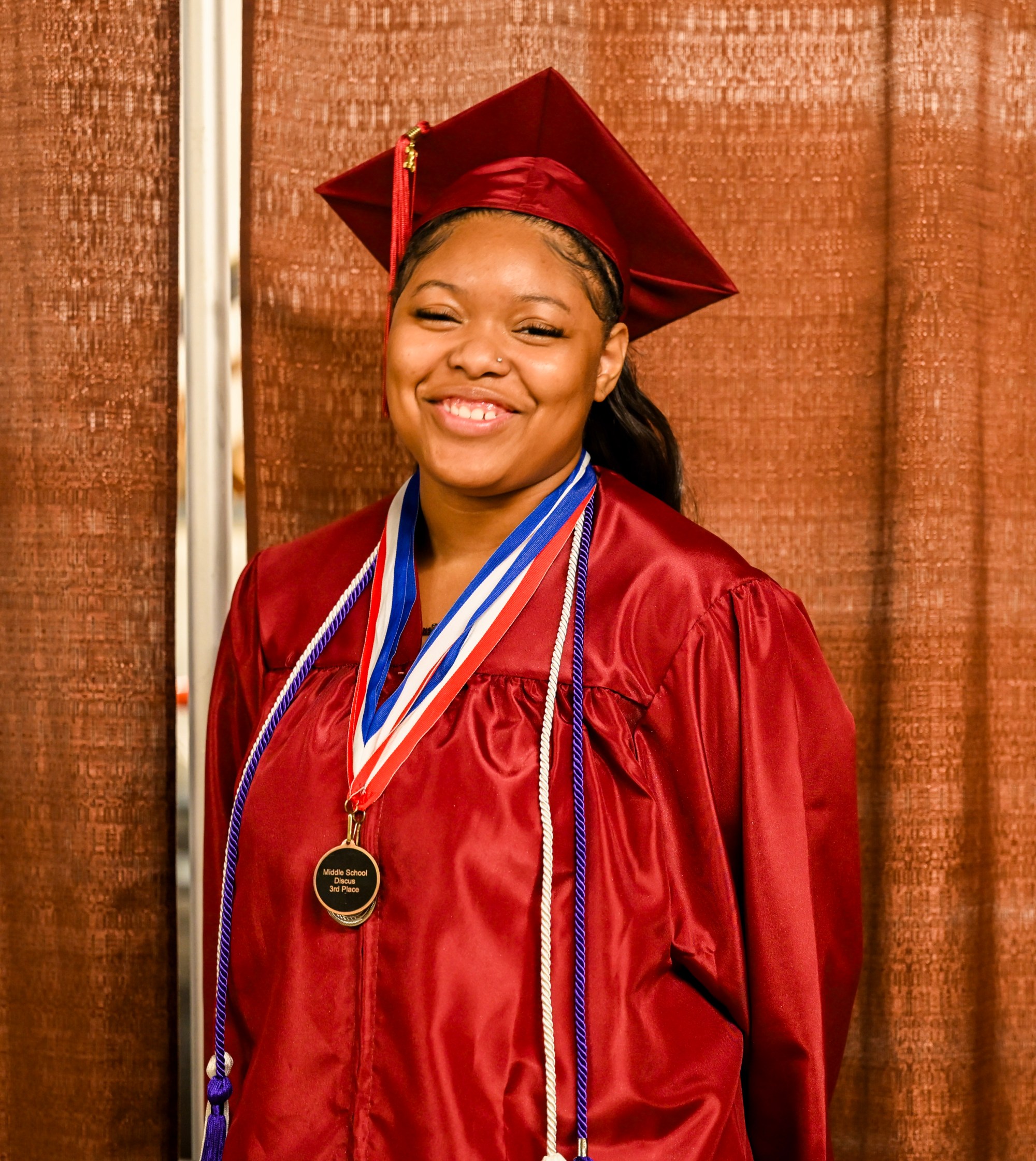Liberty High School holds its graduation Friday, June 5, 2026, at Stabler Arena in Bethlehem. Students gathered in the hallways before lining up for their ceremony in the arena. (Avery Folmar/The Morning Call)