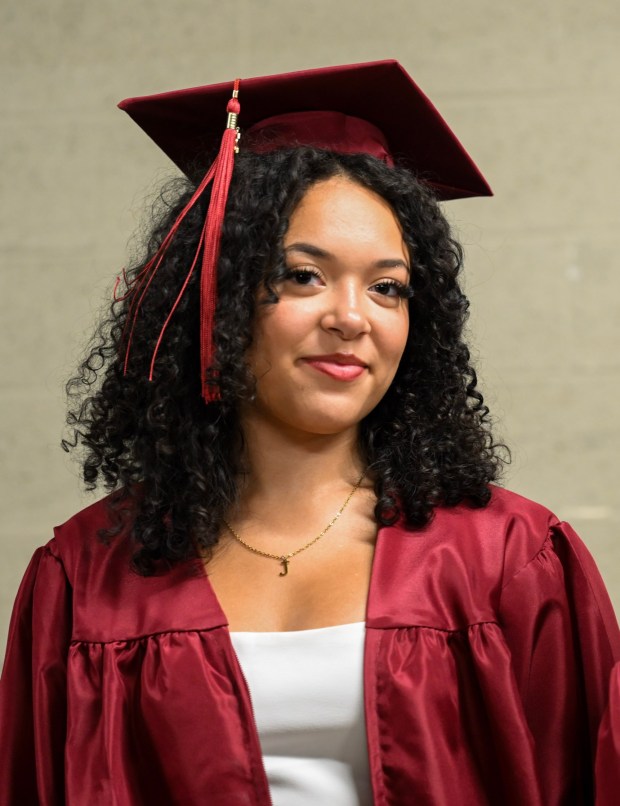 Liberty High School holds its graduation Friday, June 5, 2026, at Stabler Arena in Bethlehem. Students gathered in the hallways before lining up for their ceremony in the arena. (Avery Folmar/The Morning Call)