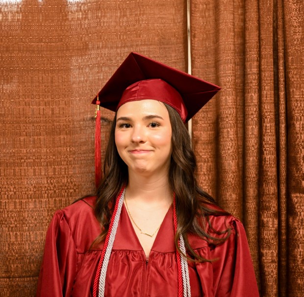 Liberty High School holds its graduation Friday, June 5, 2026, at Stabler Arena in Bethlehem. Students gathered in the hallways before lining up for their ceremony in the arena. (Avery Folmar/The Morning Call)