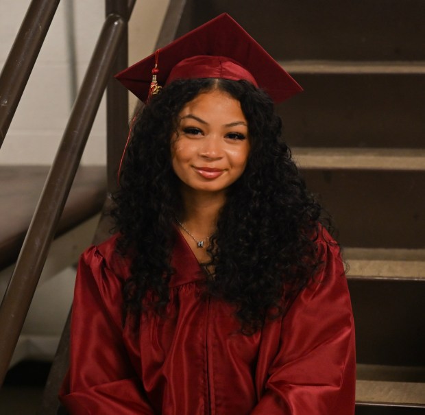 Liberty High School holds its graduation Friday, June 5, 2026, at Stabler Arena in Bethlehem. Students gathered in the hallways before lining up for their ceremony in the arena. (Avery Folmar/The Morning Call)