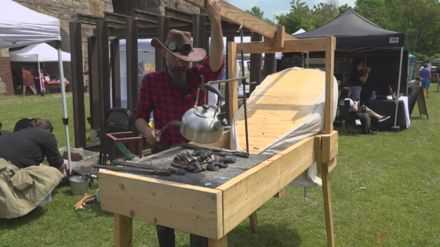 Turning history into crafts at Arts on Fire Festival