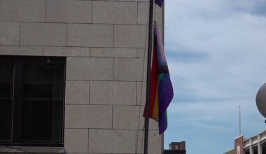 Pride Month celebrated a flag-raising in Scranton
