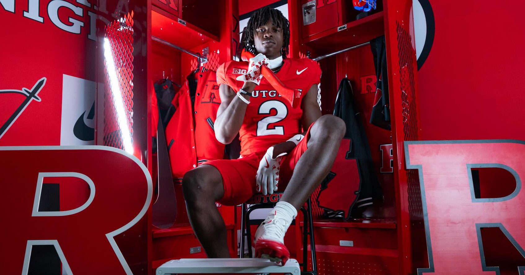 2027 wide receiver Arnold Mugerwa on his Rutgers Official Visit