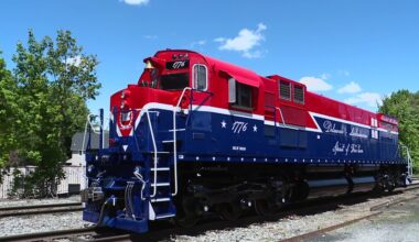 Delaware-Lackawanna Railroad unveils restored engine ahead of America's 250th anniversary