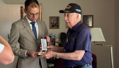 101-year-old Pennsylvania WWII hero becomes Belgian knight