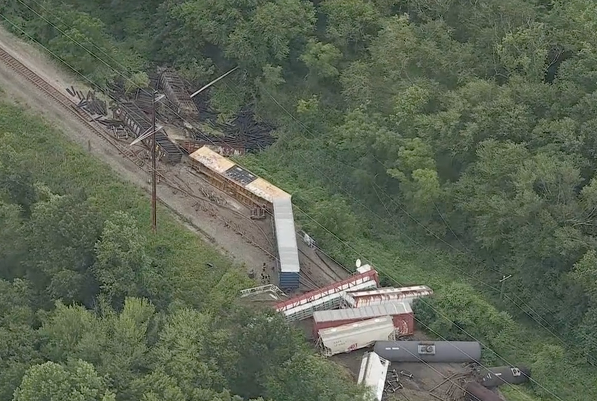 Freight train derails in Bensalem: ‘No threat to public safety’