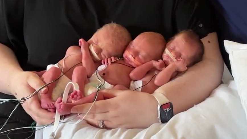 Pennsylvania hospital sees four moms give birth to triplets