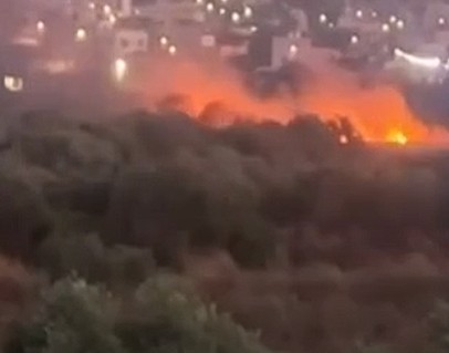 Colonizers Burn Lands Near Homes In Bethlehem |