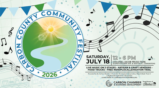 Carbon County Community Festival Returns to Downtown Lehighton on July 18!