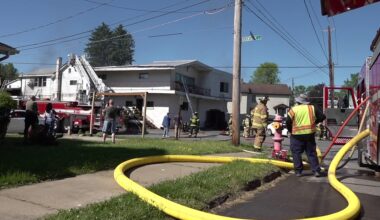 Former restaurant catches fire in Archbald