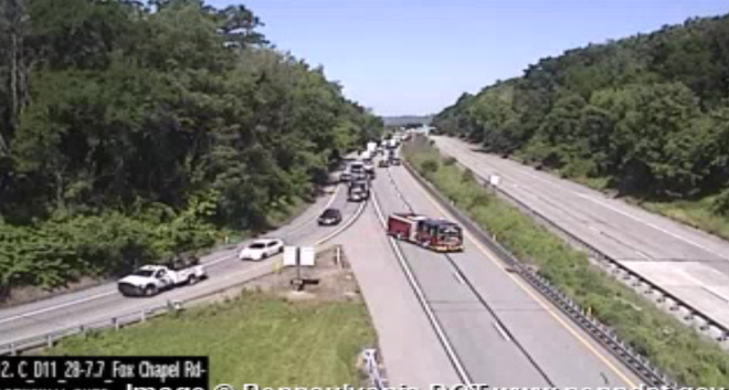 28 closed at Fox Chapel Rd 28 closed at Fox Chapel Rd