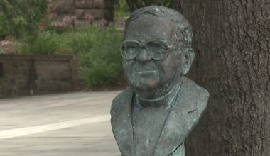 Former University of Scranton President honored with sculpture unveiling