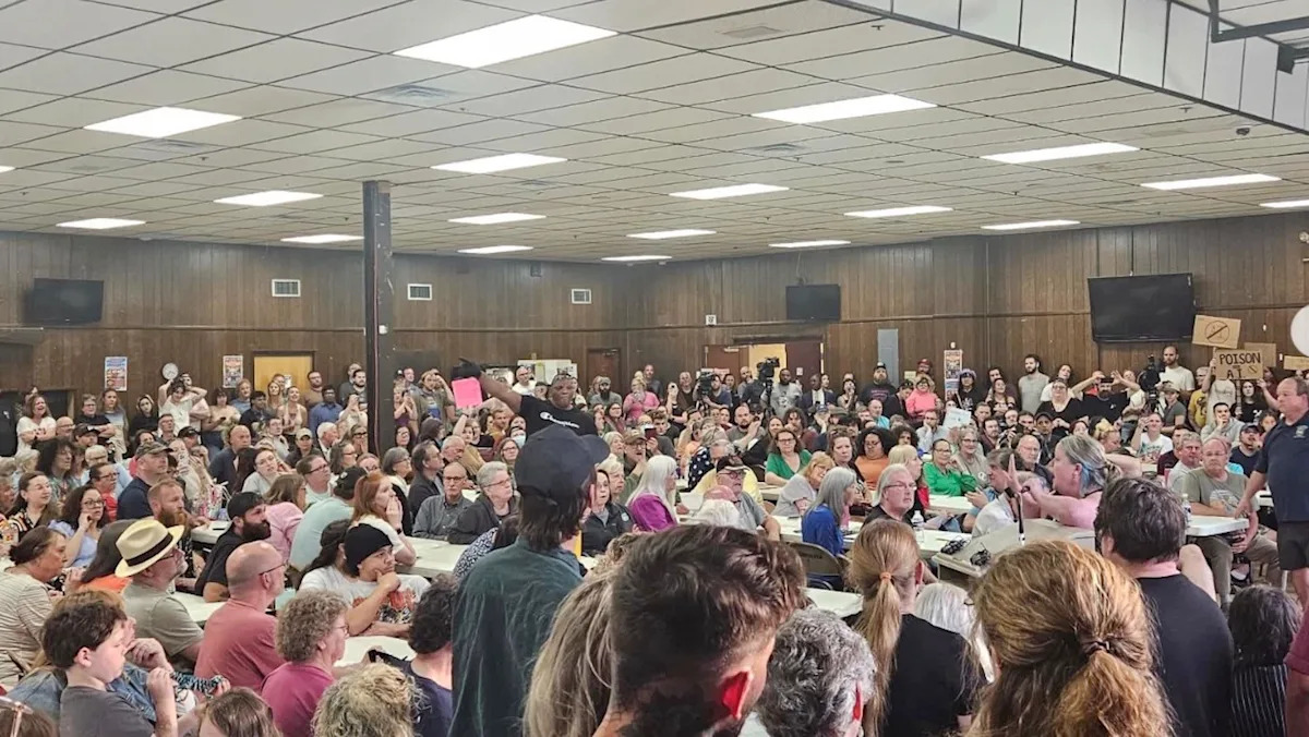 Residents pack Pennsylvania council meeting to stop land sale to data center developers