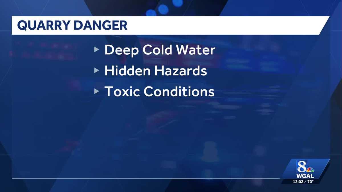 Hidden dangers lurk in Pennsylvania quarry waters
