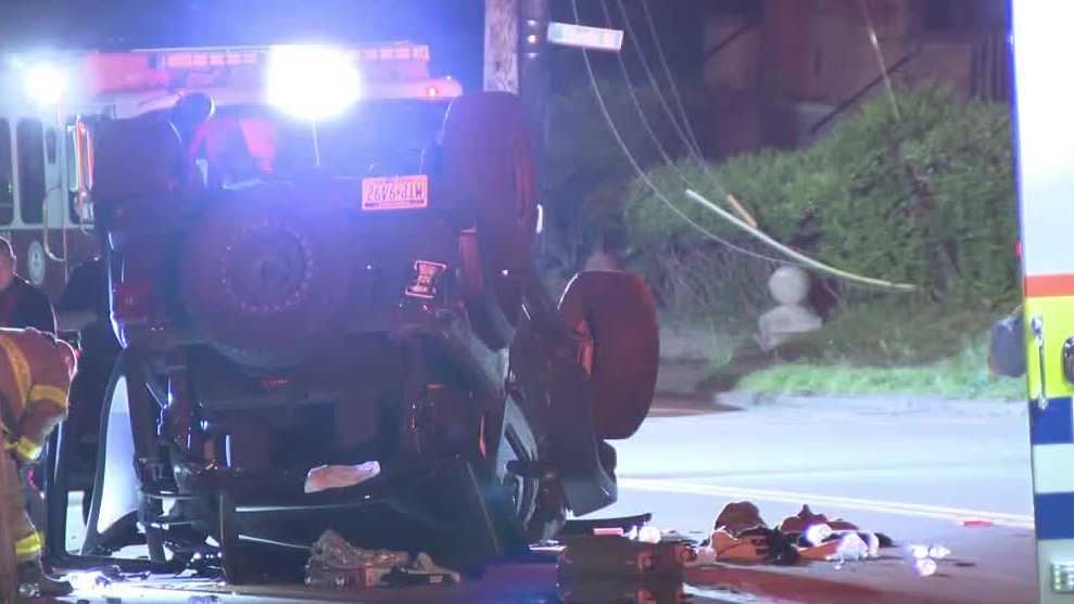 Jeep overturns in Pittsburgh neighborhood; 1 injured