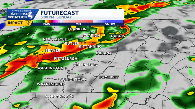Impact Day: Scattered afternoon thunderstorms for western PA impact day: scattered afternoon thunderstorms for western pa