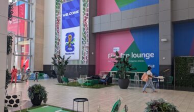 Fashion District opens new lounge area in honor of Philly hosting World Cup