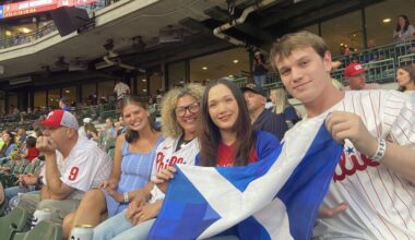 After rushed journey from Scotland (and Scranton) to debut, Gabriel Rincones Jr.’s family takes in a dream come true: ‘He’s amazing’