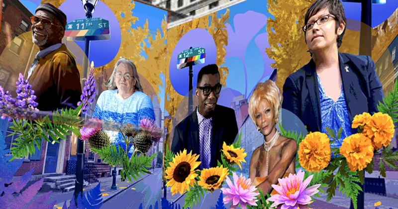 New Gayborhood mural honors Philly's LGBTQ+ trailblazers